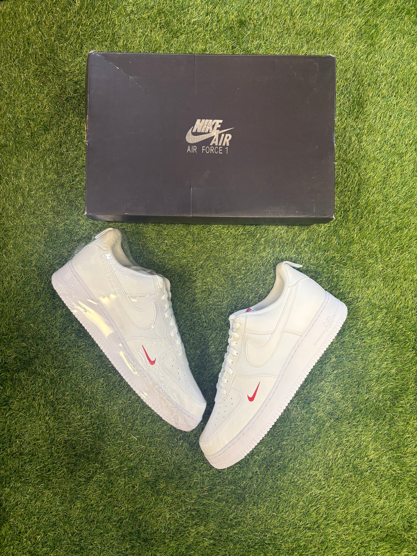 AF1 Low “White red mini Swoon”