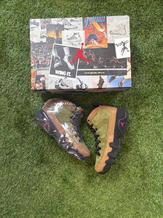 Air Jordan 9 Retro Boot NRG “Military Brown Legion Green”